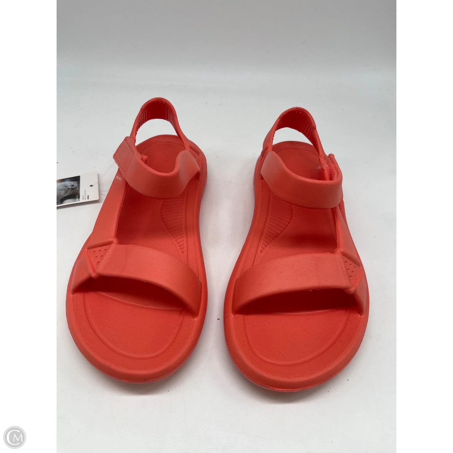 Sandals Flats By Clothes Mentor In Orange, Size: 10