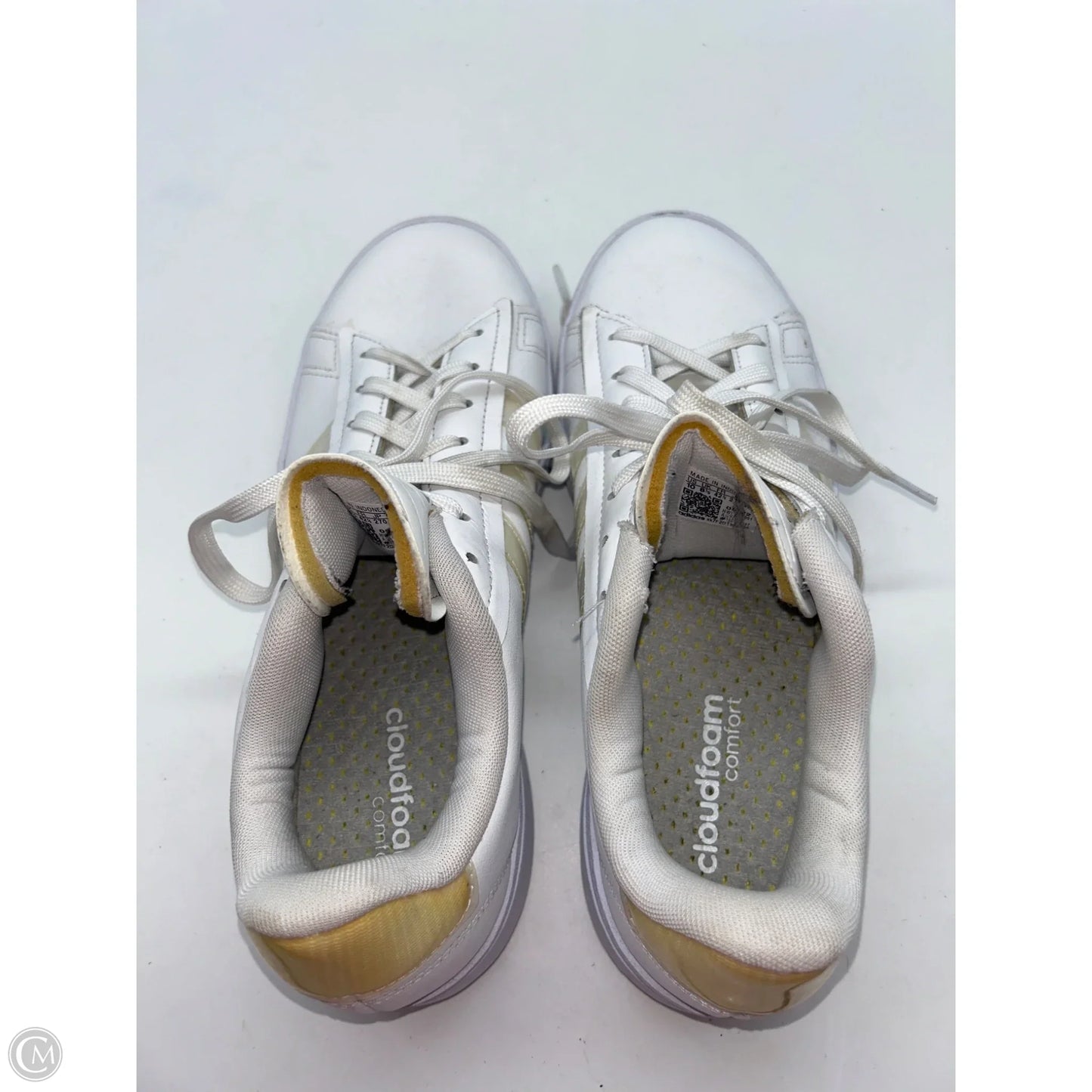 Shoes Athletic By Adidas In White, Size: 10