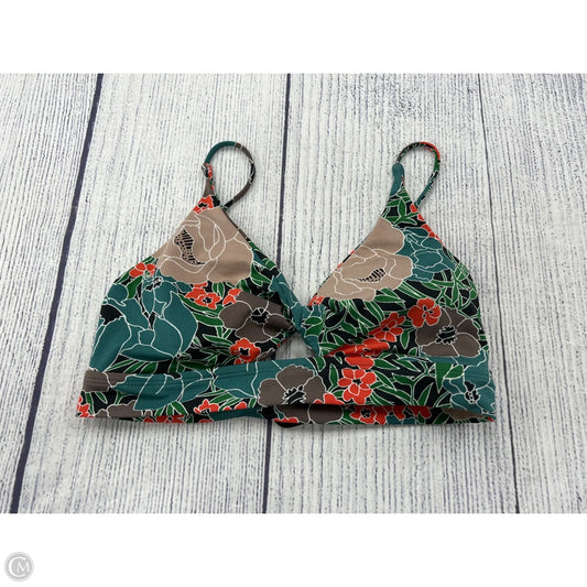 Swimsuit Top By Carve Designs In Floral Print, Size: S
