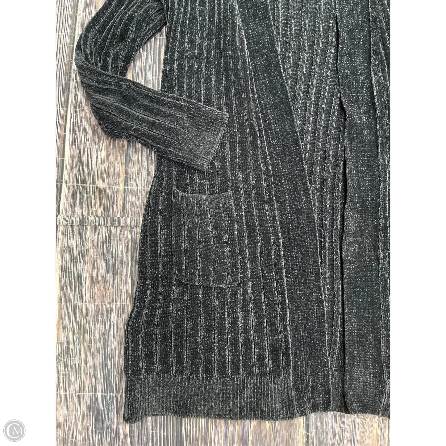 Sweater Cardigan By Matty M In Black, Size: M