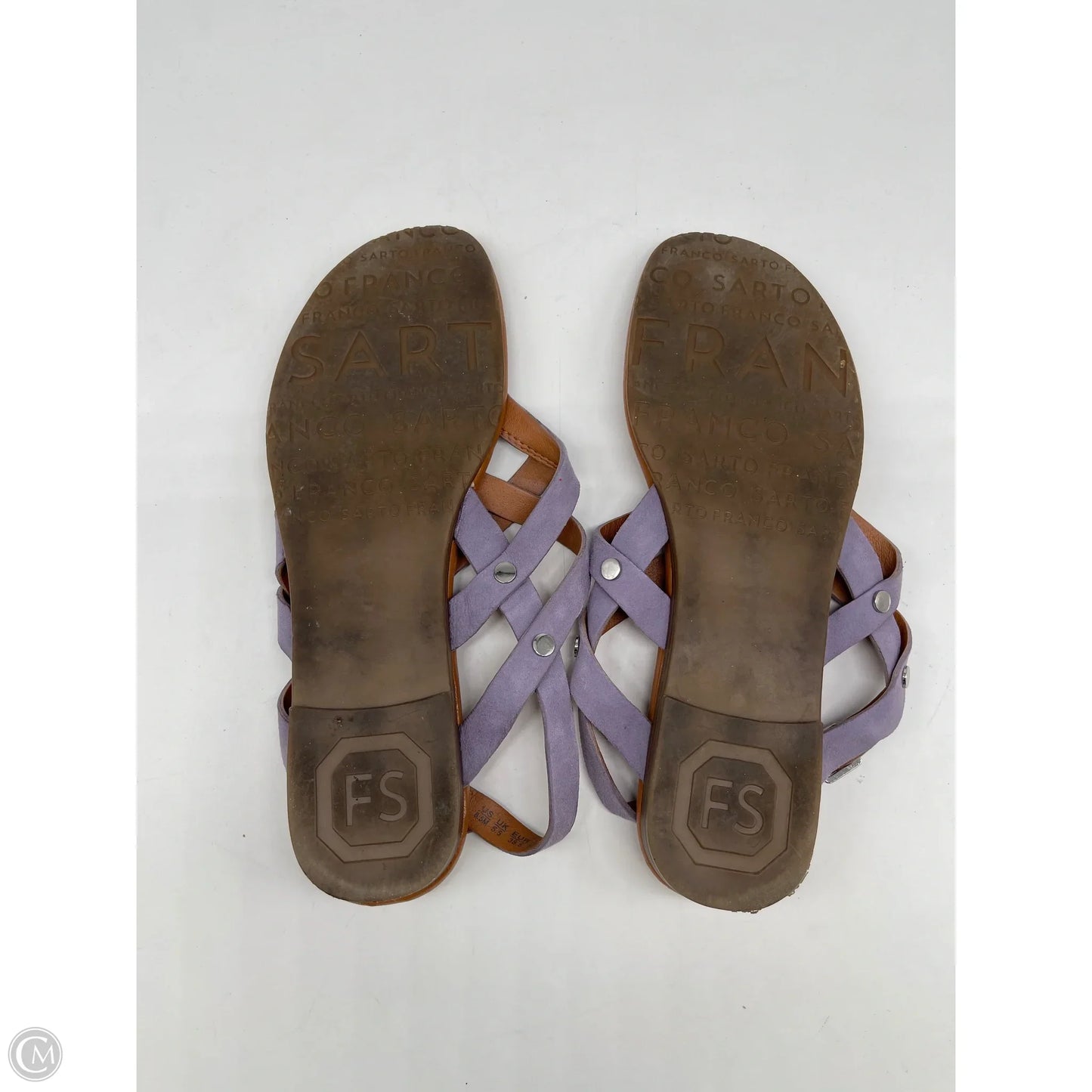 Sandals Flats By Franco Sarto In Purple, Size: 8.5