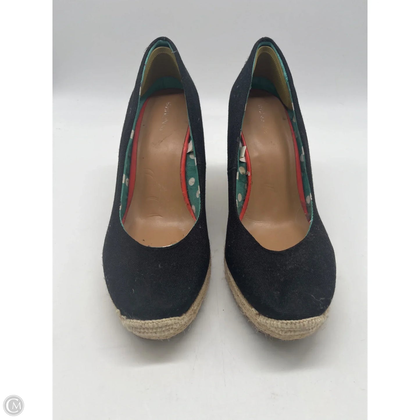 Shoes Heels Wedge By Merona In Black, Size: 8