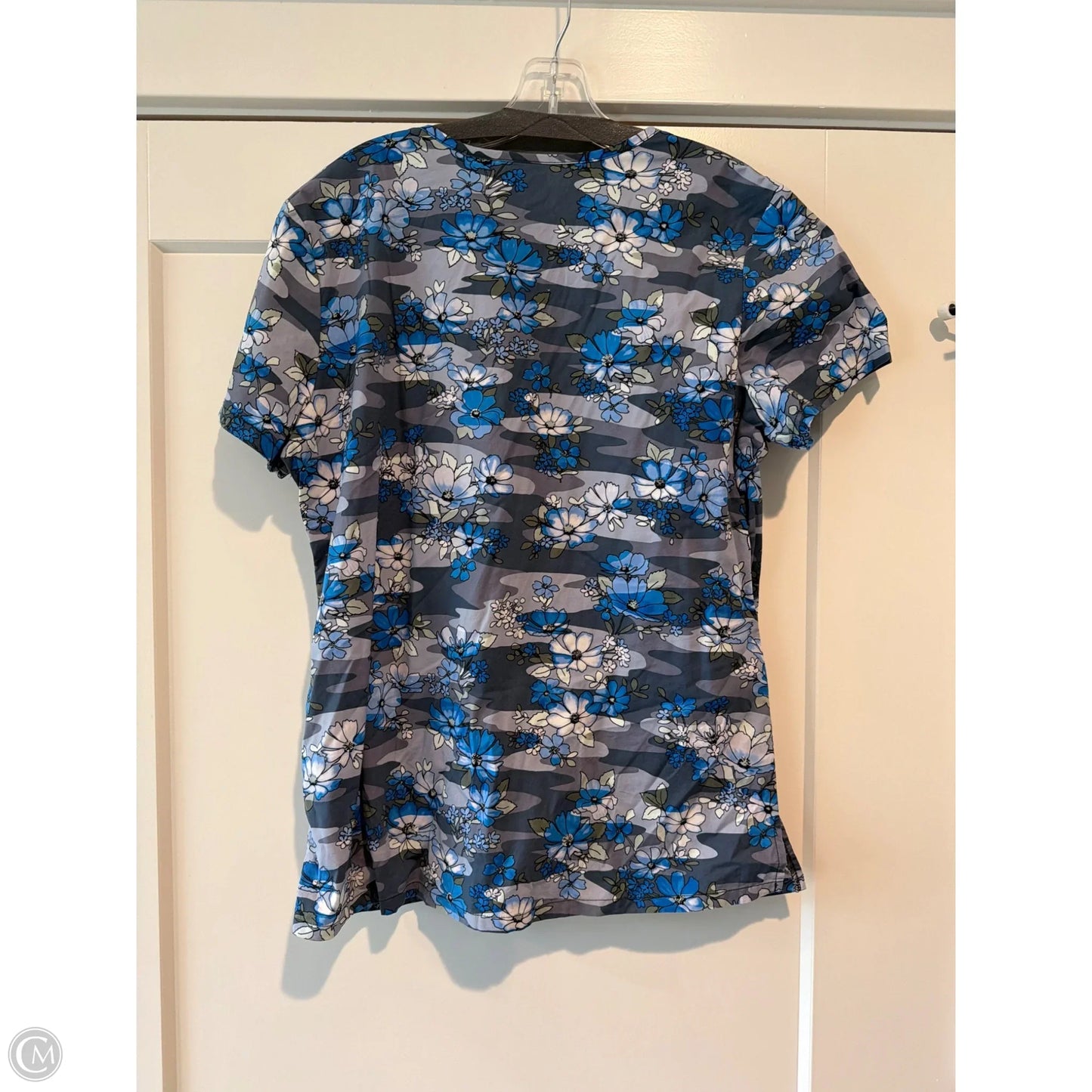 Top Short Sleeve By Dickies In Floral Print, Size: M