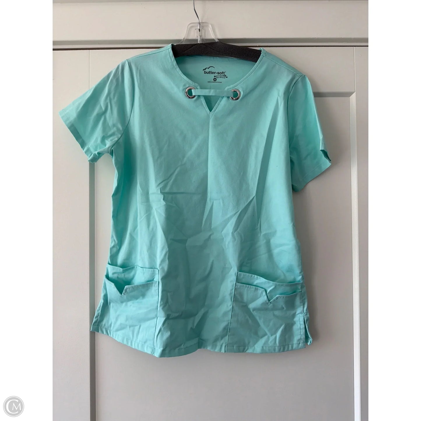 Top Short Sleeve By Clothes Mentor In Teal, Size: M