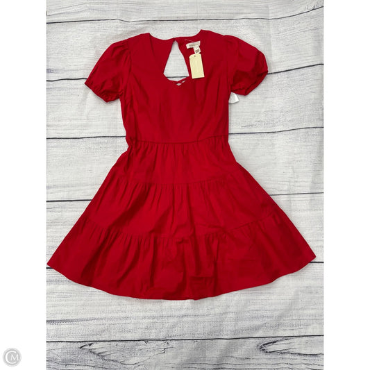 Dress Casual Short By Monteau In Red, Size: Xs