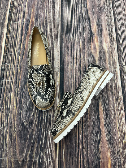 Snakeskin Print Shoes Flats Talbots, Size 7