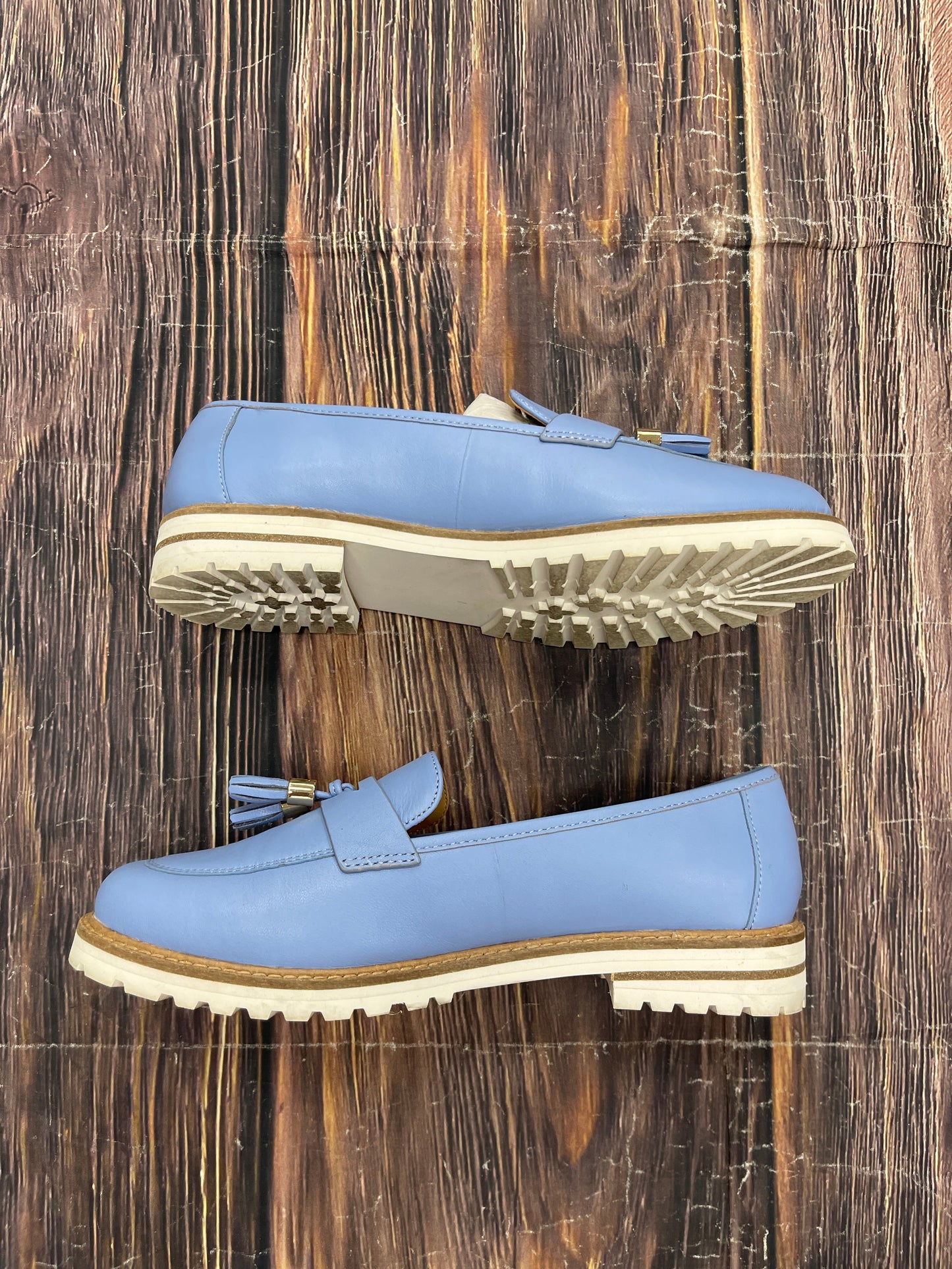 Blue Shoes Flats Talbots, Size 7