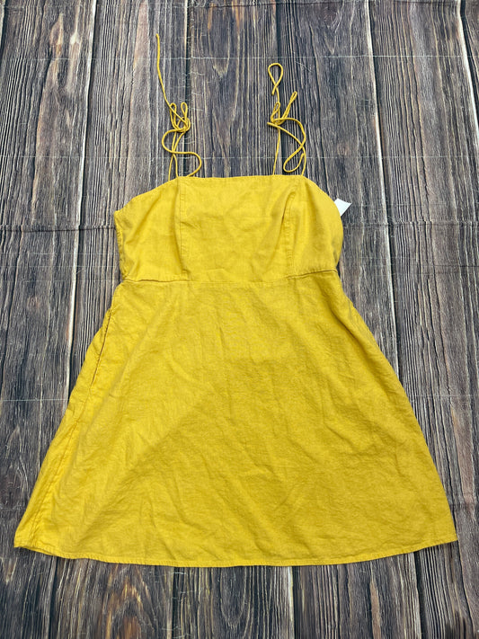 Yellow Dress Casual Short Old Navy, Size Xl