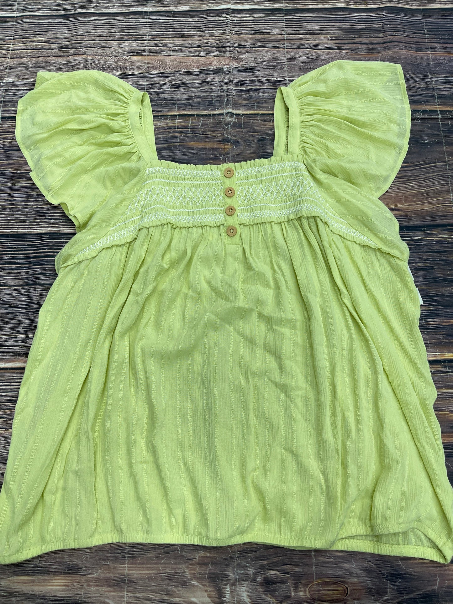 Green Top Short Sleeve Maurices, Size 2x