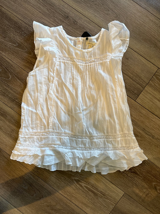 Top Sleeveless By Matilda Jane In White, Size: L