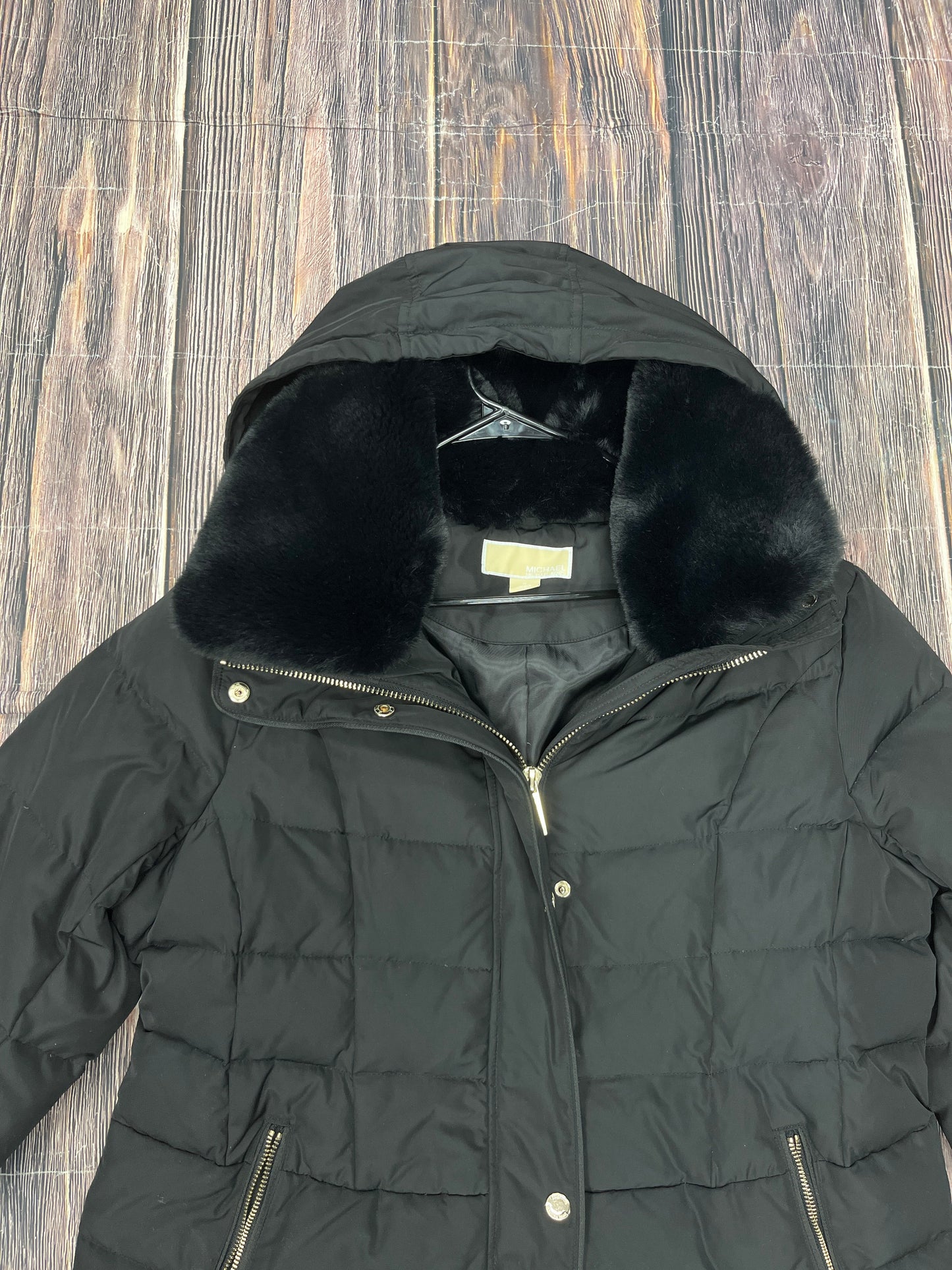 Coat Parka By Michael By Michael Kors In Black, Size: Xl