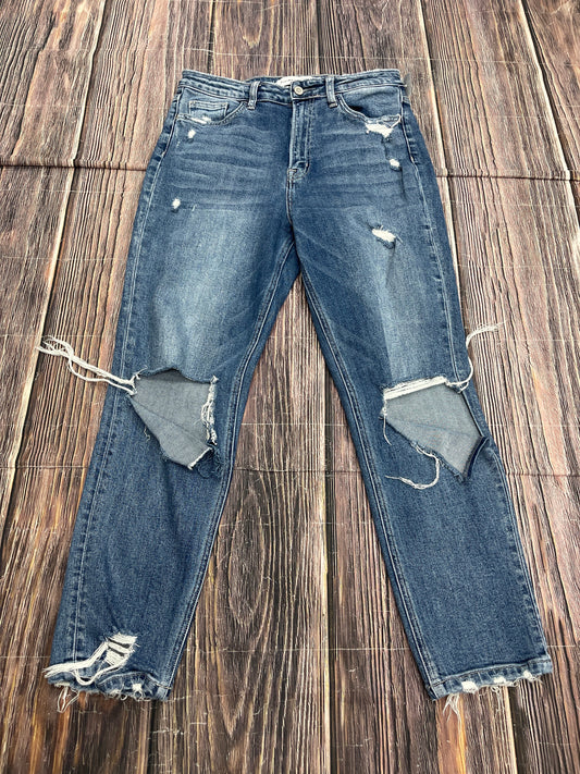 Jeans Straight By Flying Monkey In Blue Denim, Size: 6