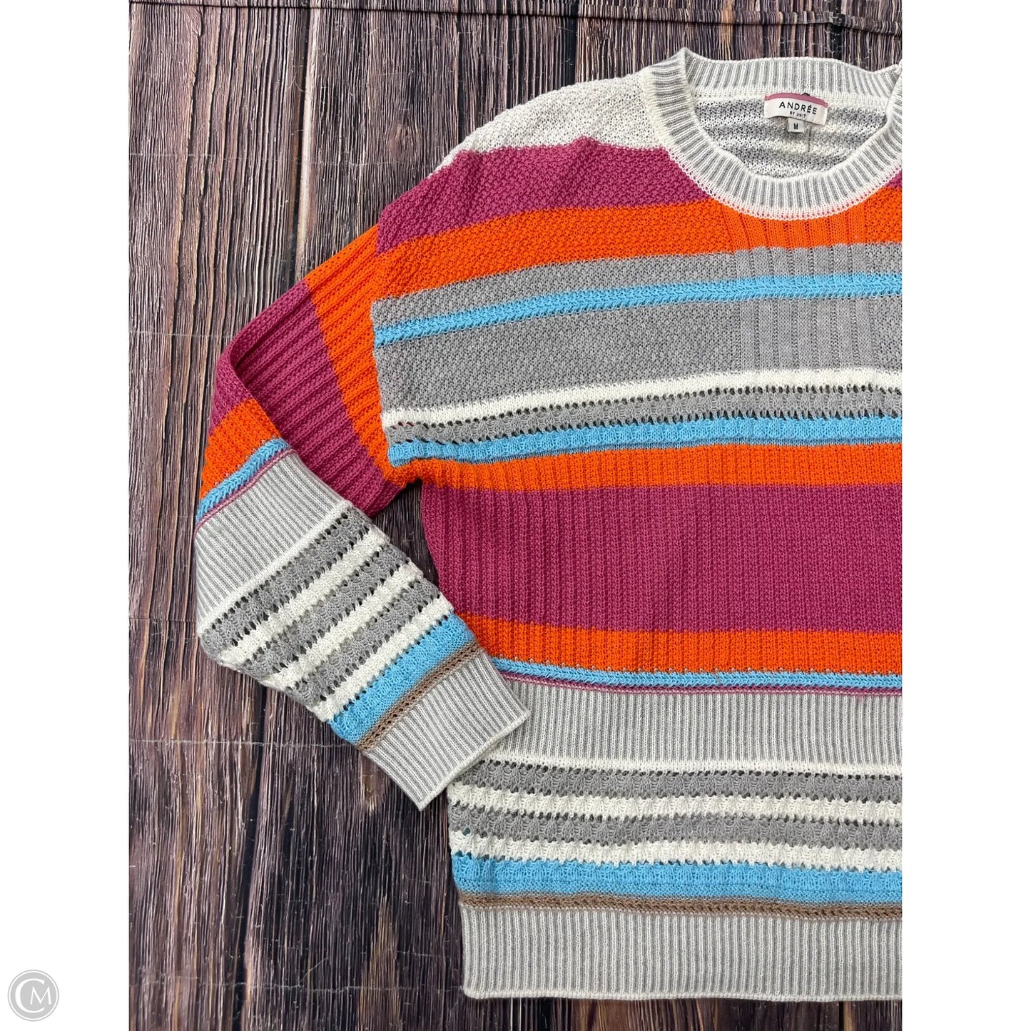 Sweater By Andree By Unit In Grey, Size: M