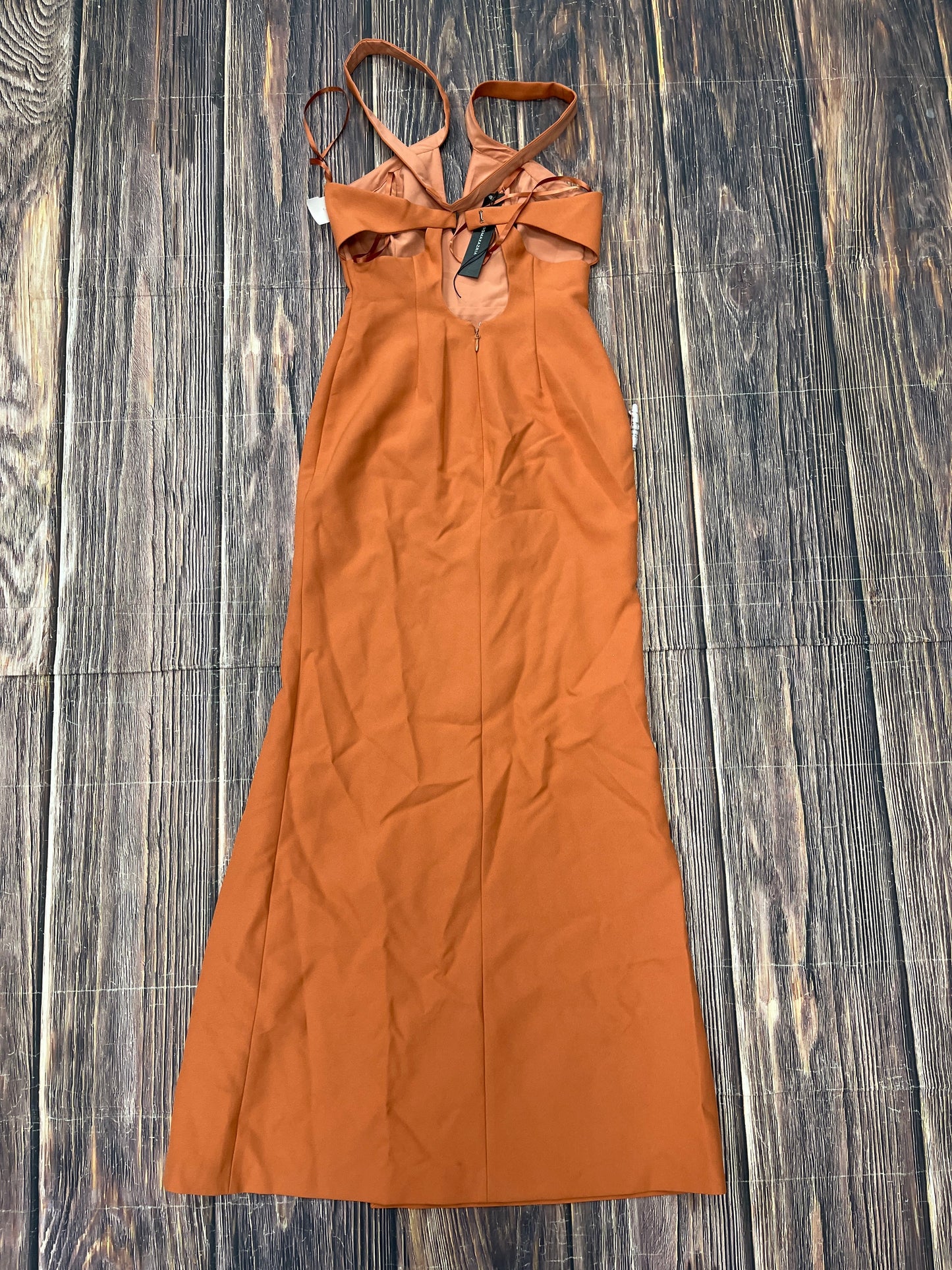 Dress Party Long By Bcbgmaxazria In Orange, Size: 2