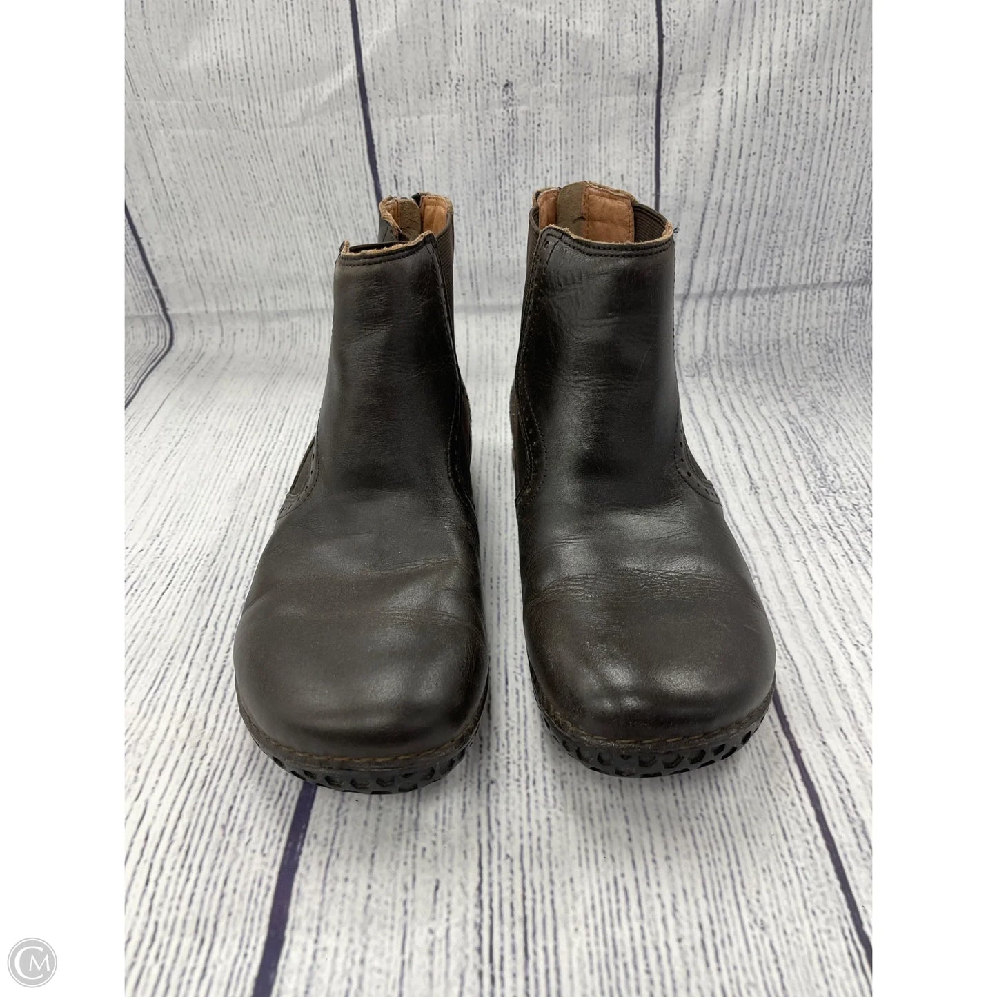 Boots Ankle Flats By Alegria In Brown, Size: 10.5