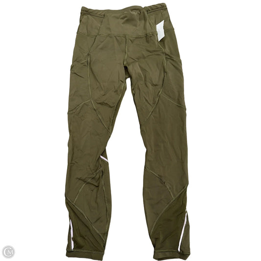 Athletic Leggings By Lululemon In Green, Size: 6