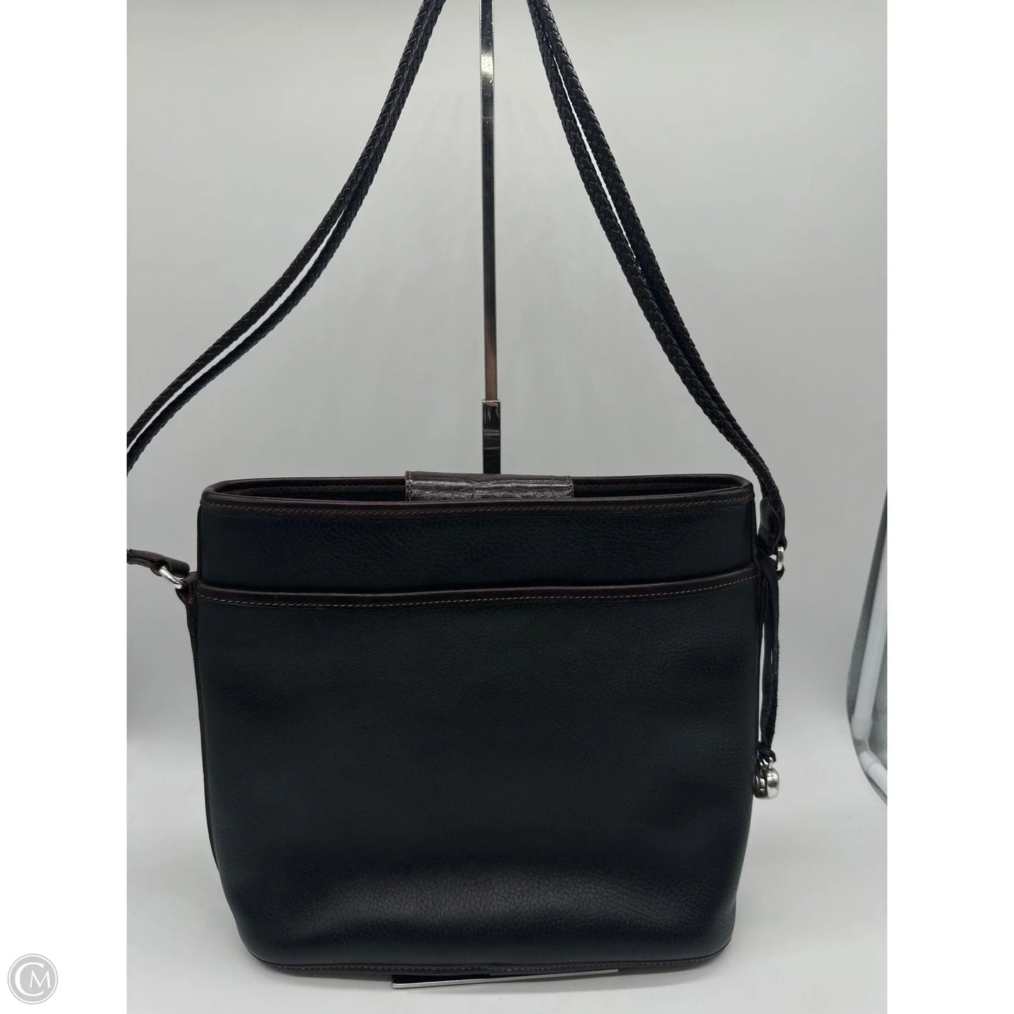 Handbag Leather By Brighton, Size: Medium