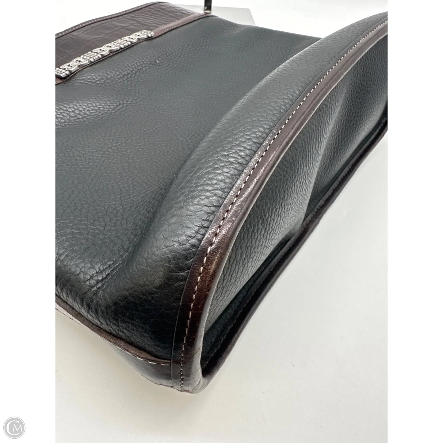Handbag Leather By Brighton, Size: Medium