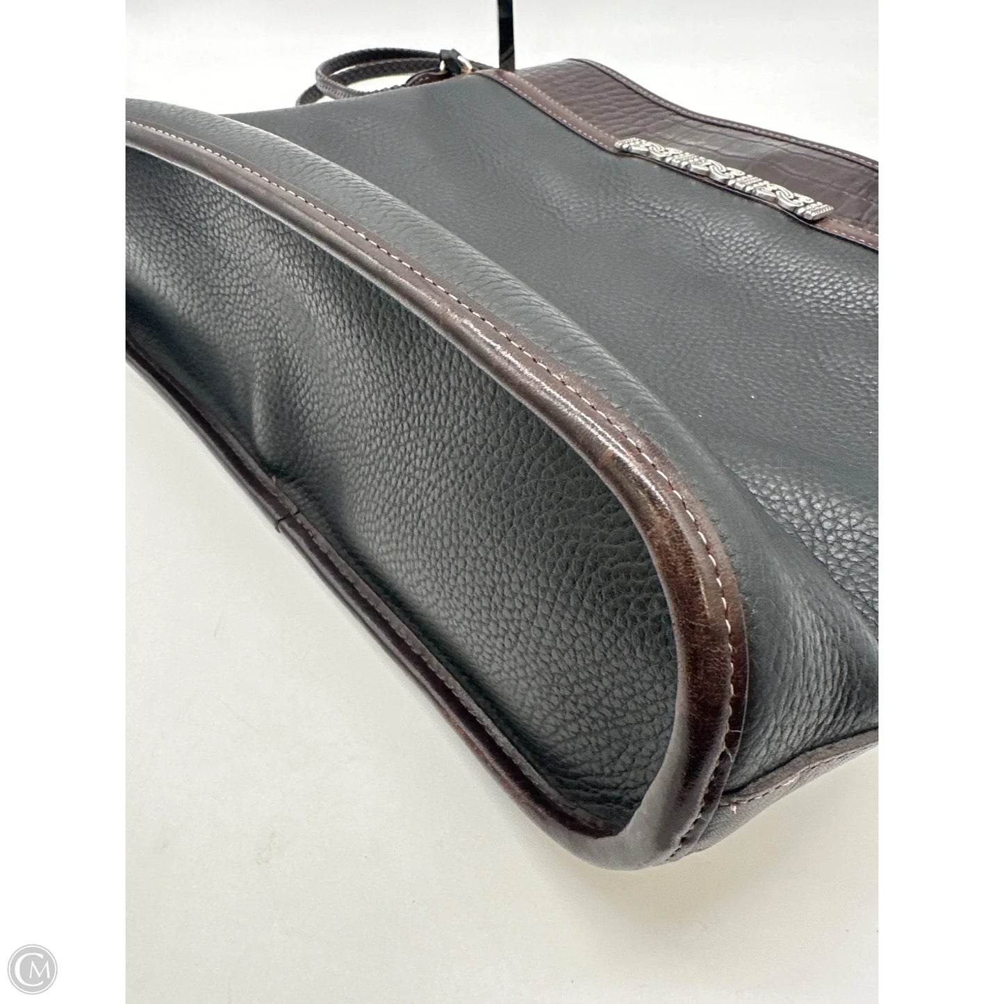 Handbag Leather By Brighton, Size: Medium