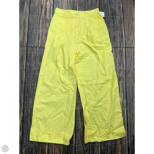 Pants Wide Leg By Loft In Yellow, Size: 2