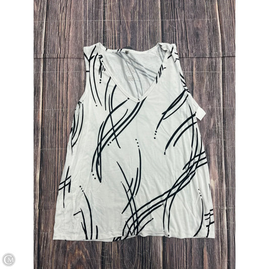 Top Sleeveless By Nine West In White, Size: M