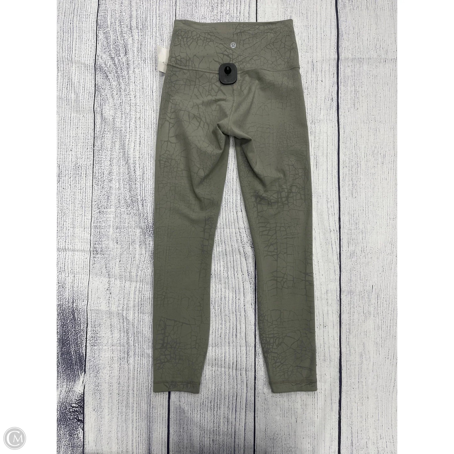 Athletic Leggings By Lululemon In Green, Size: 4