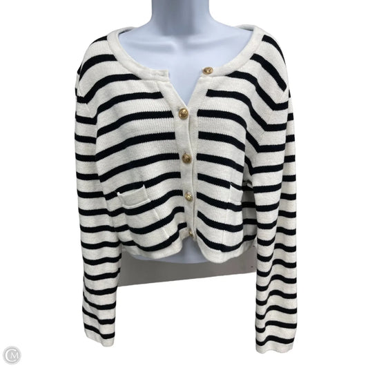 Sweater Cardigan By Jessica Simpson In White, Size: L