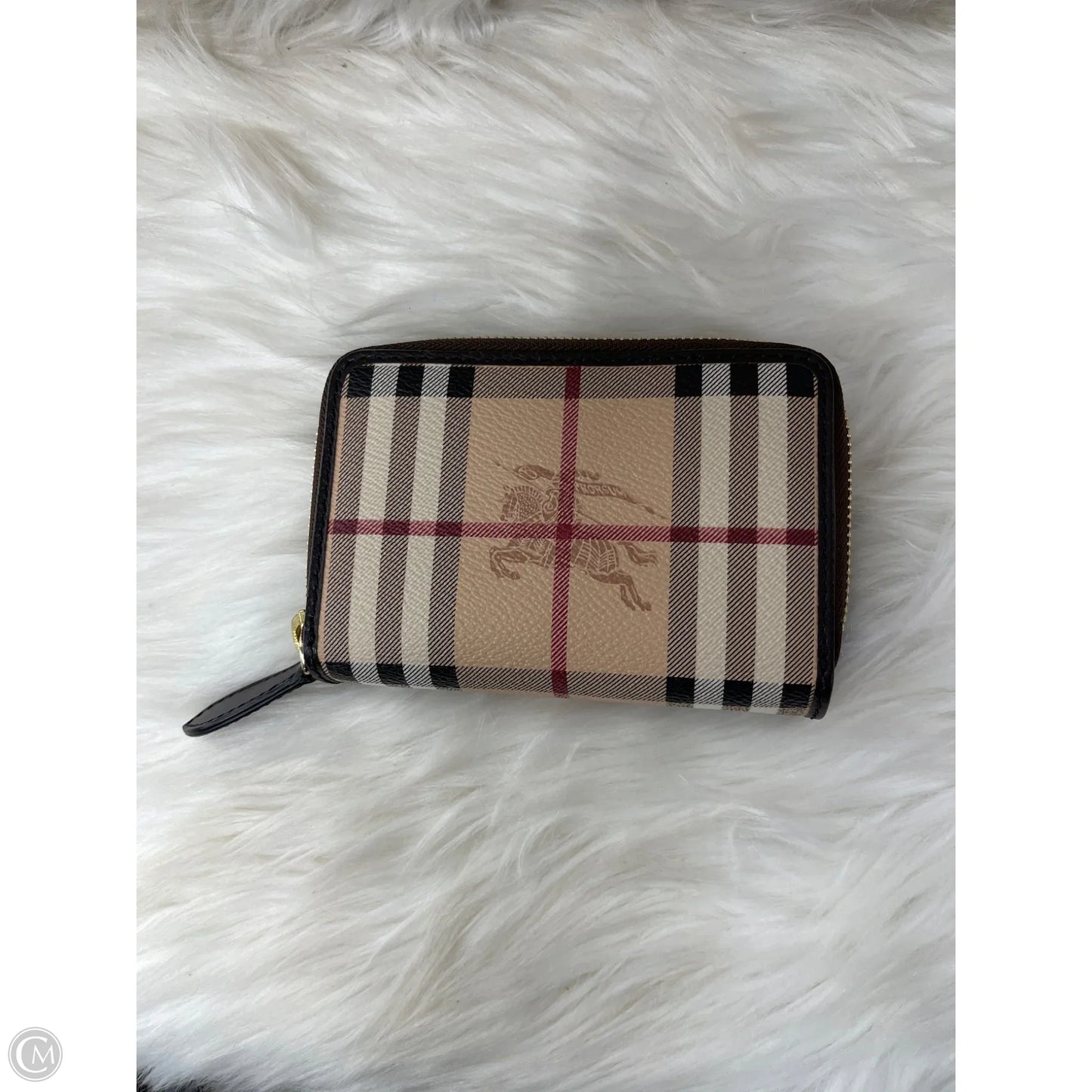 Wallet Luxury Designer By Burberry, Size: Medium