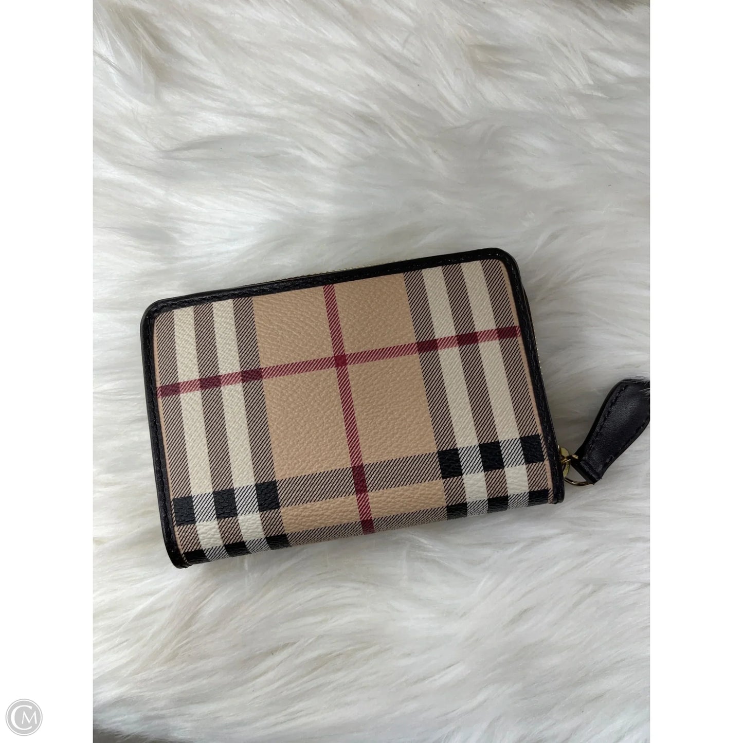 Wallet Luxury Designer By Burberry, Size: Medium