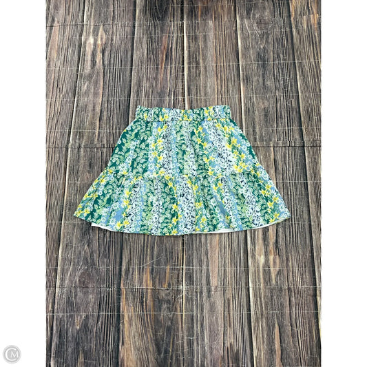 Skirt Mini & Short By Loft In Green, Size: Xs
