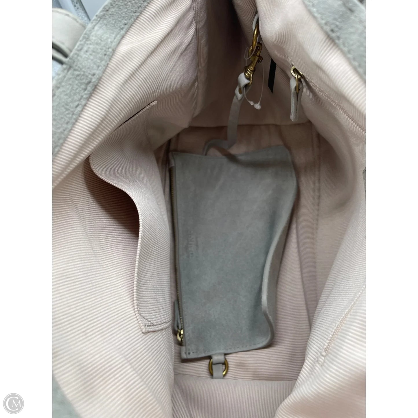 Handbag Leather By Margot, Size: Medium