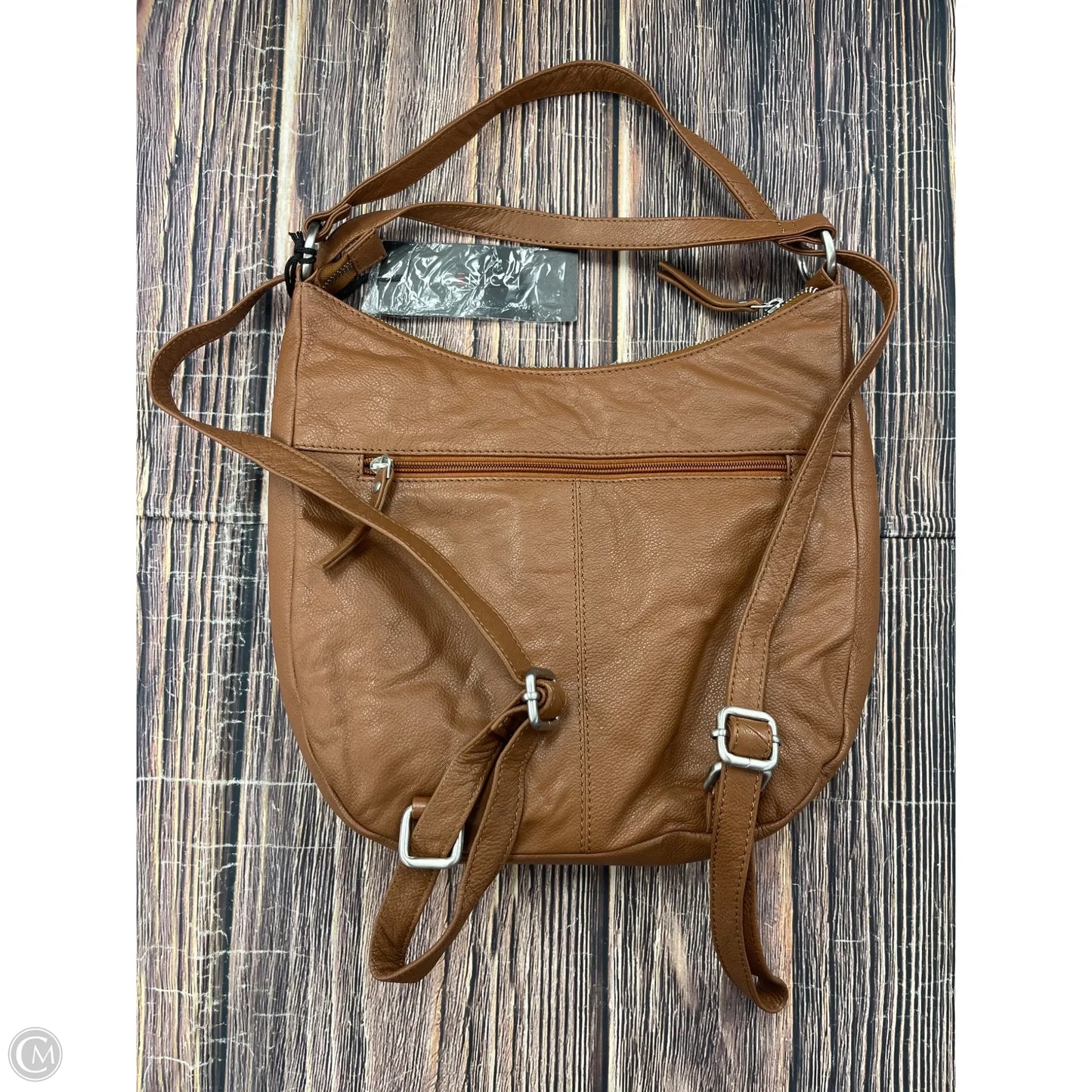 Backpack Leather By Cmb, Size: Medium