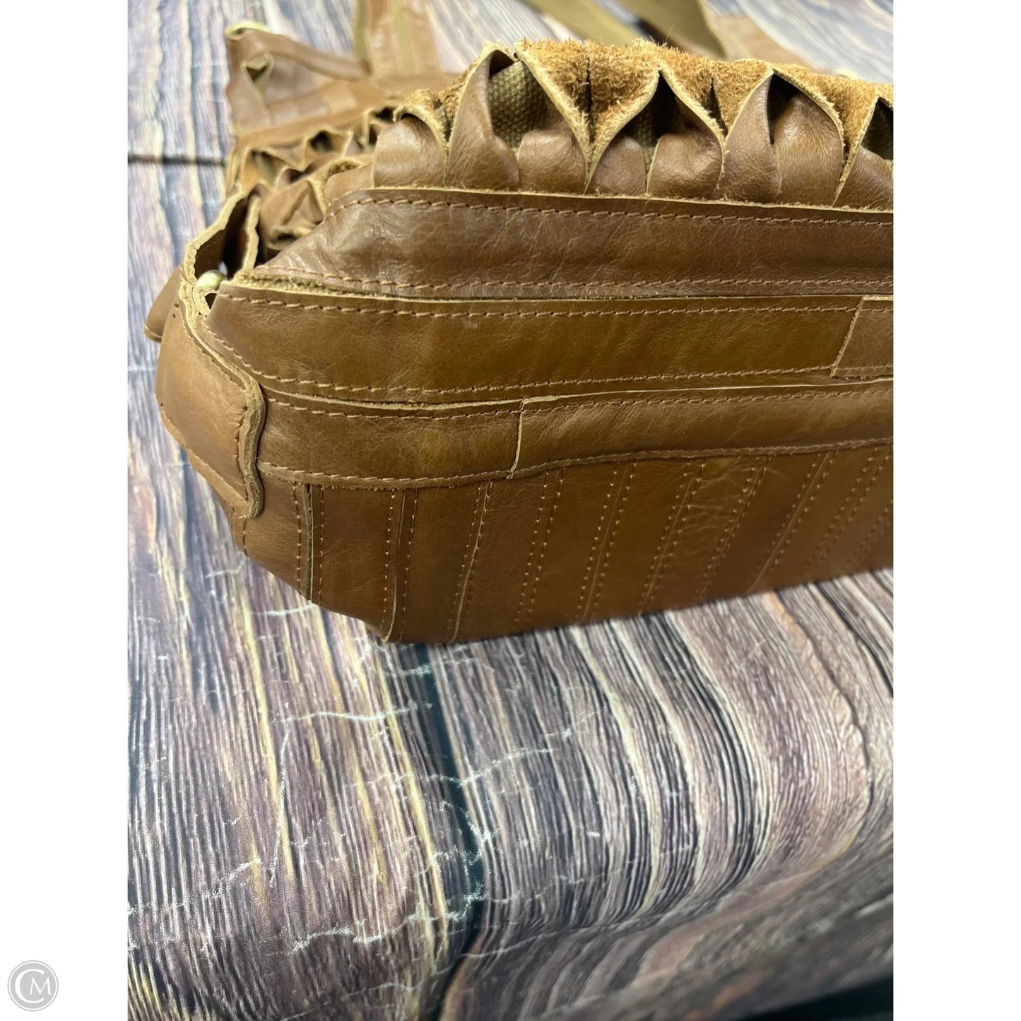 Tote Leather By Cmb, Size: Large