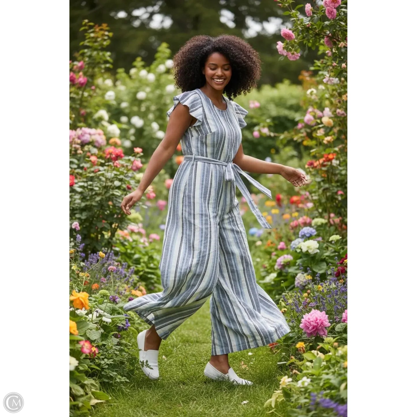 Jumpsuit By Lane Bryant In Blue, Size: 24