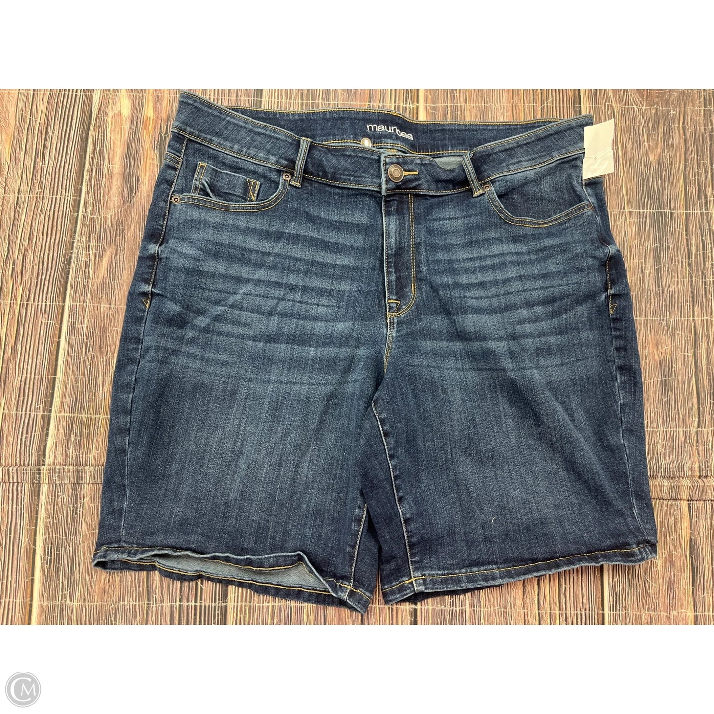 Shorts By Maurices In Blue Denim, Size: 20