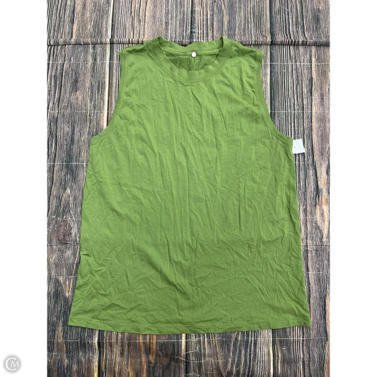 Athletic Tank Top By Lululemon In Green, Size: L