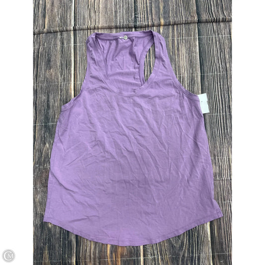 Athletic Tank Top By Lululemon In Purple, Size: M