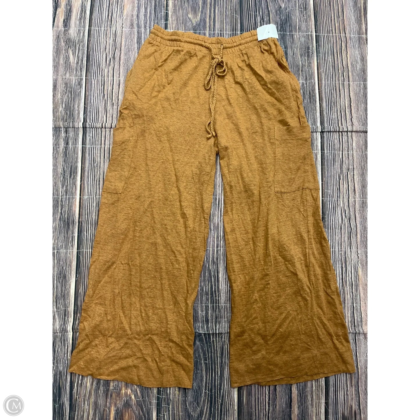 Pants Linen By Nicole By Nicole Miller In Brown, Size: S