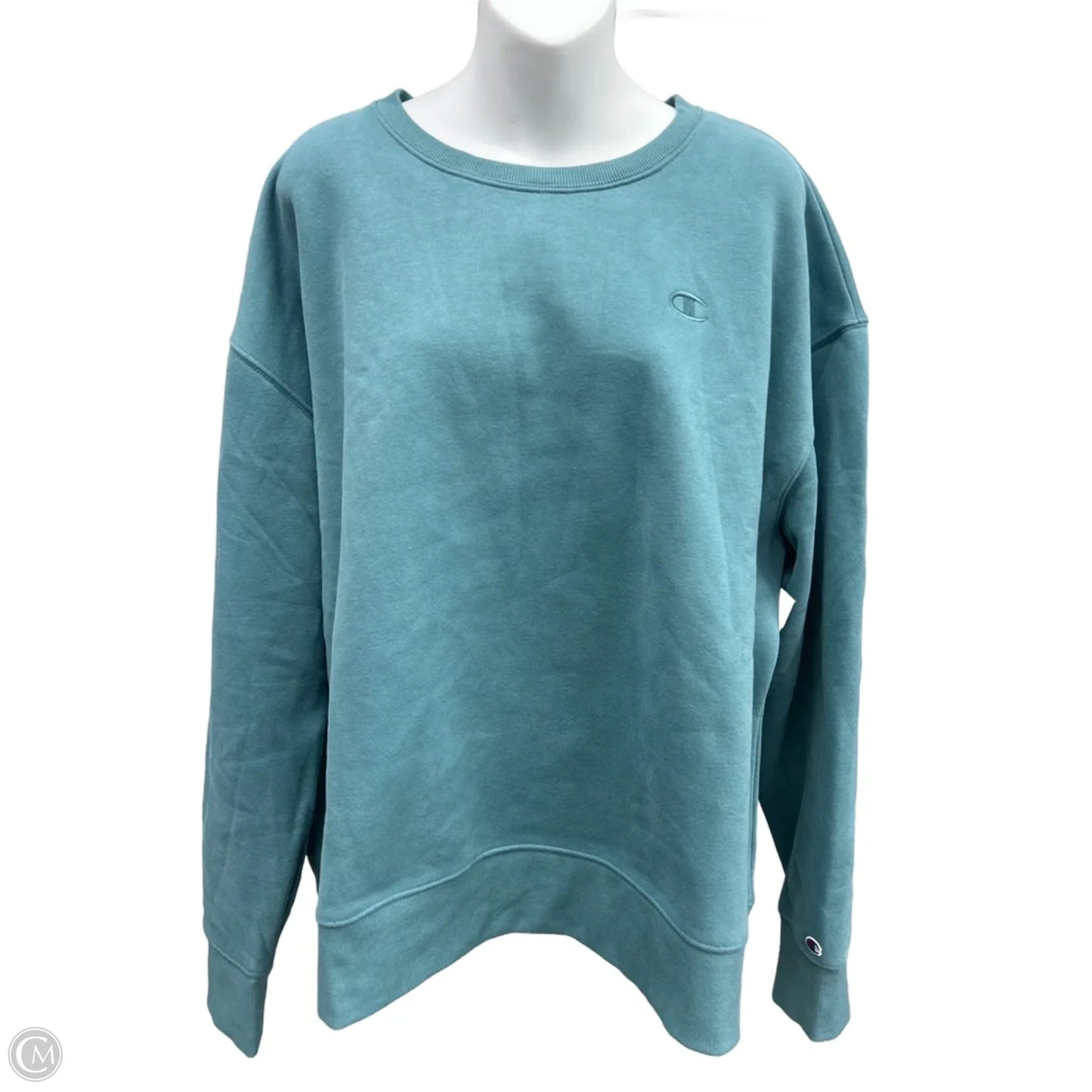 Sweatshirt Crewneck By Champion In Blue, Size: 2x