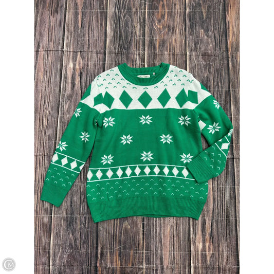Sweater By Clothes Mentor In Green, Size: M