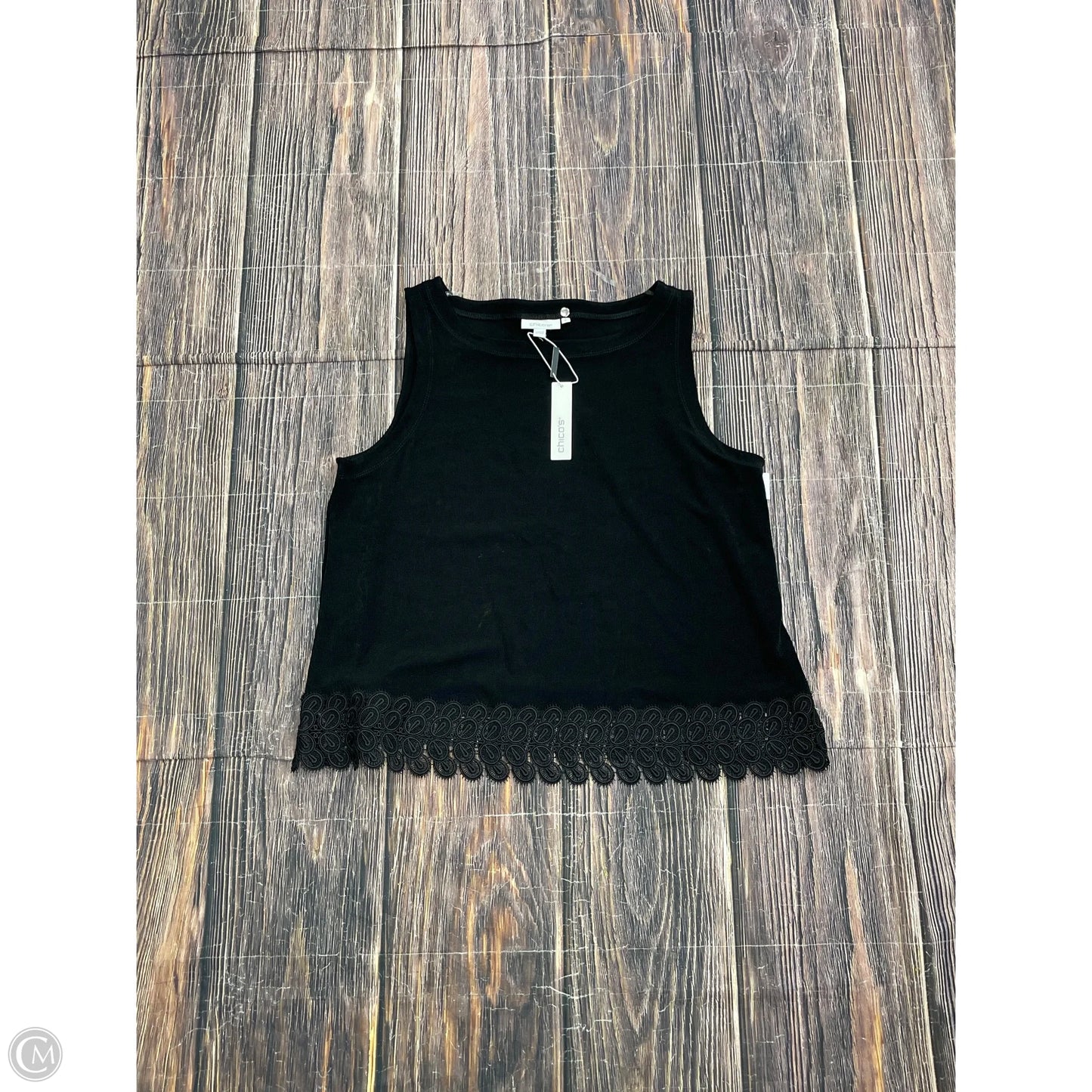 Tank Top By Chicos In Black, Size: Xl