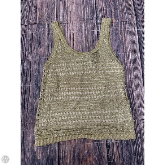 Tank Top By White House Black Market In Gold, Size: M