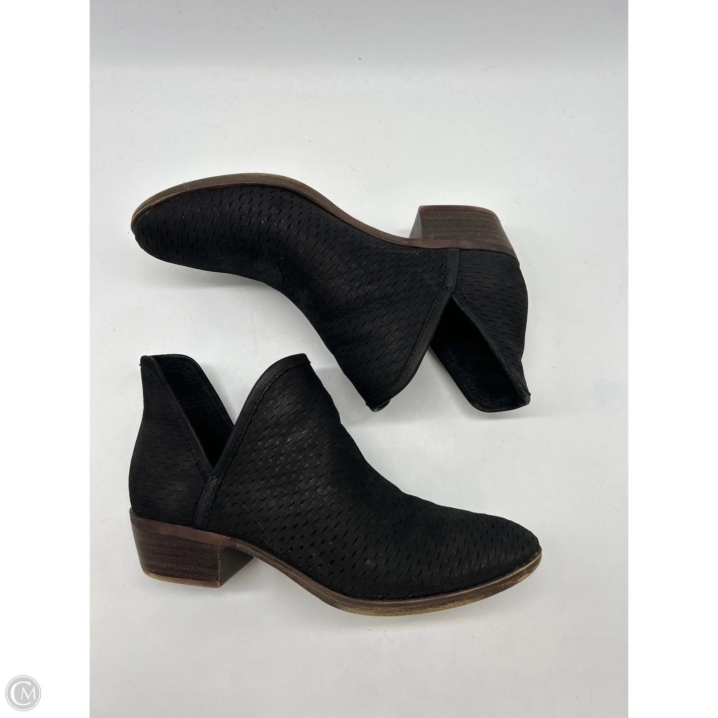 Boots Ankle Heels By Lucky Brand In Black, Size: 7.5