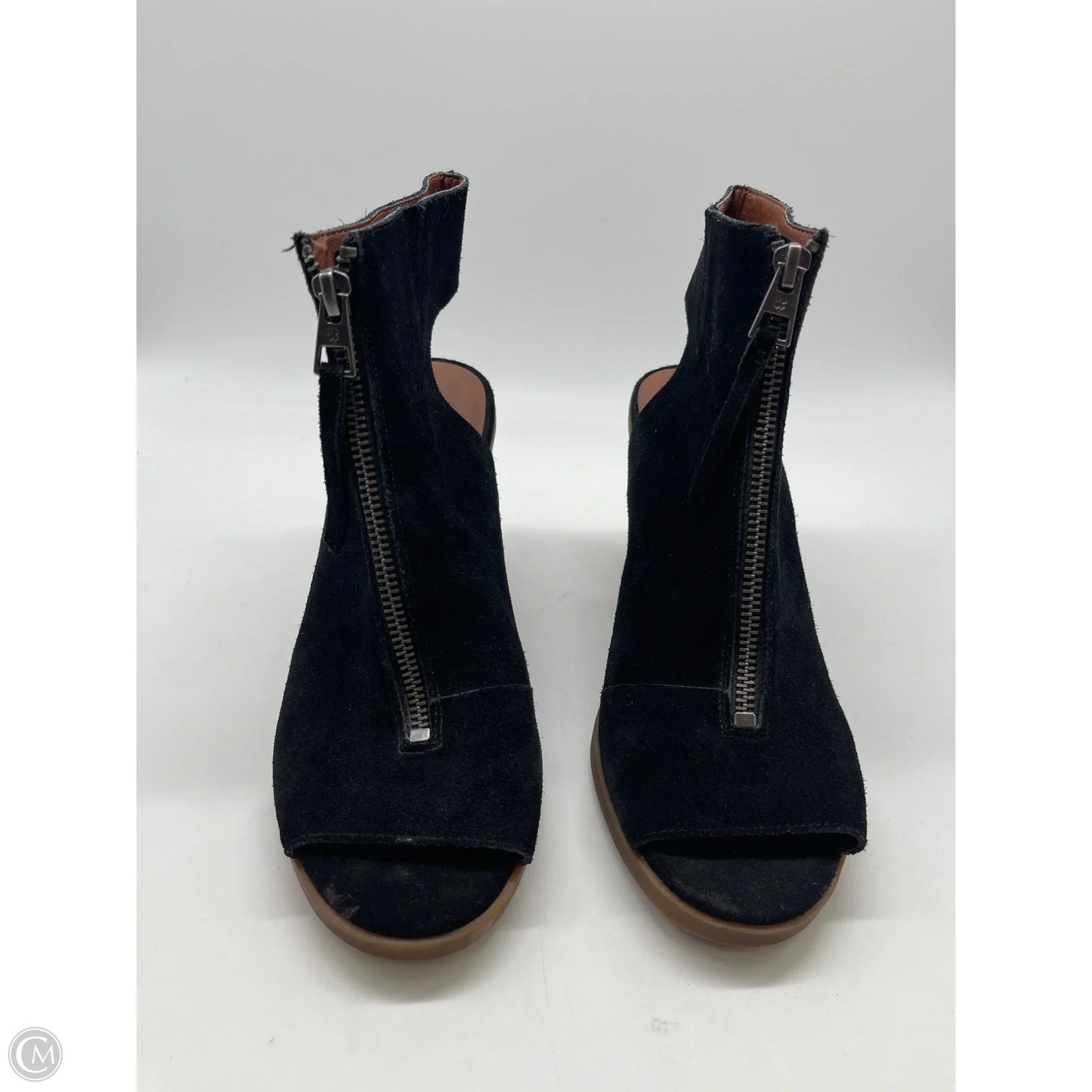 Sandals Heels Block By Lucky Brand In Black, Size: 9.5