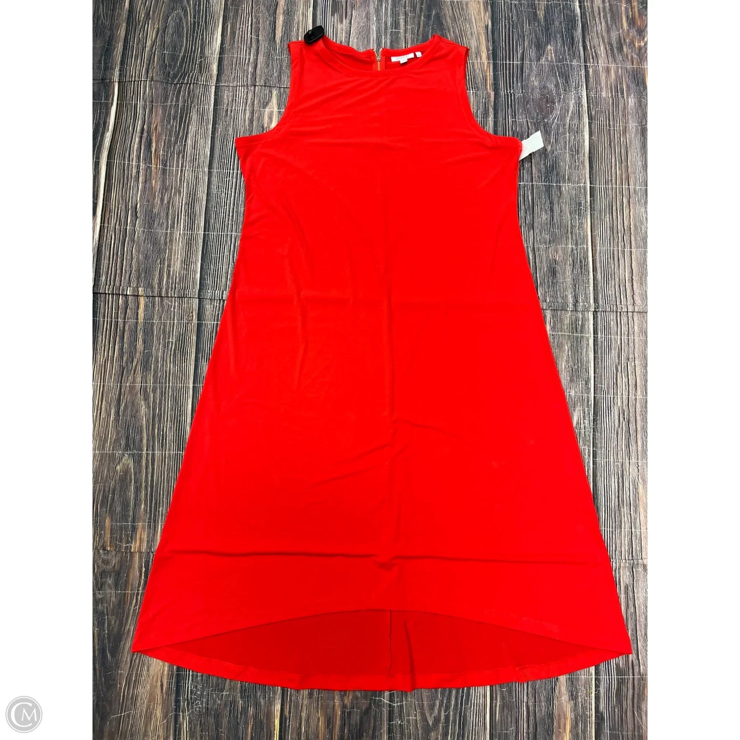 Dress Casual Maxi By Chicos In Orange, Size: 1x