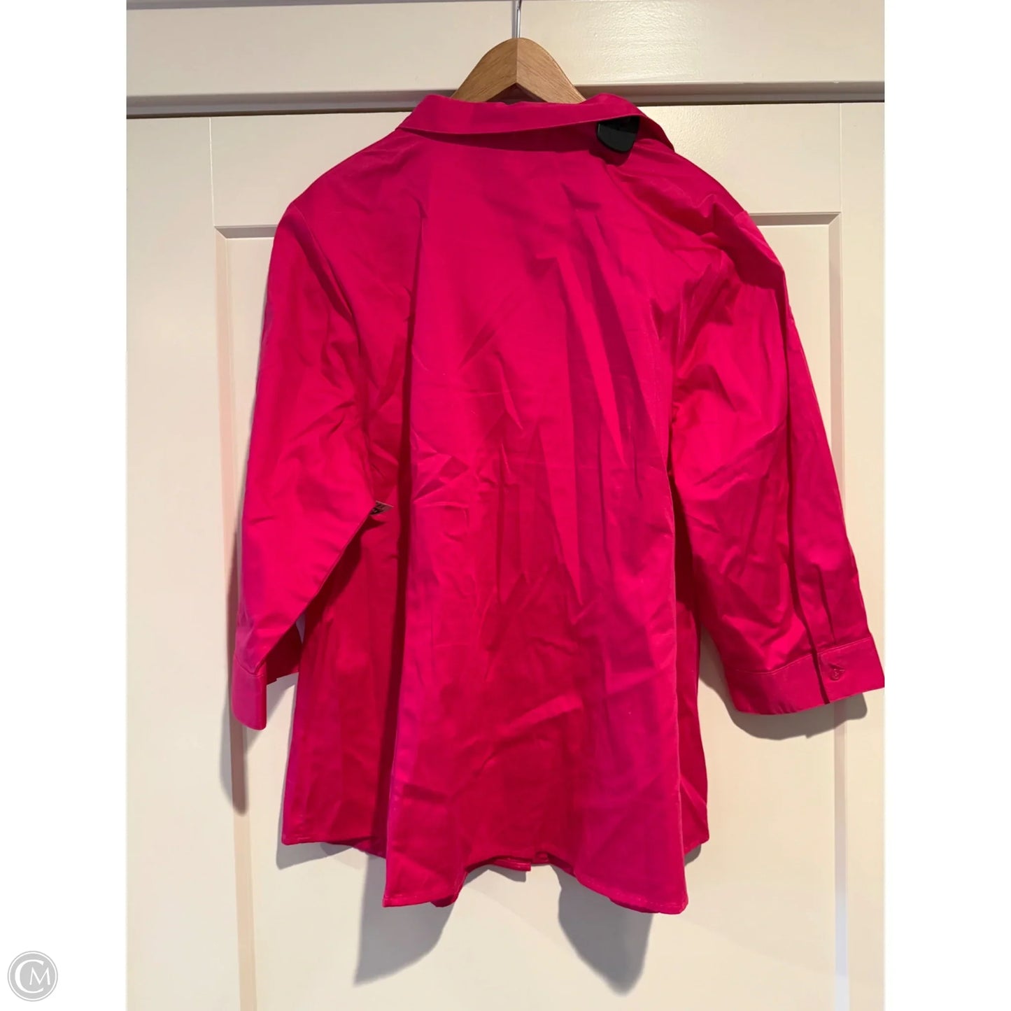 Top 3/4 Sleeve By Lane Bryant In Pink, Size: 22