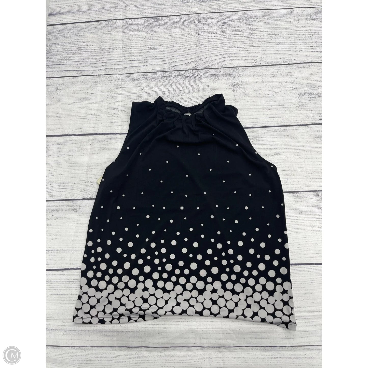 Tank Top By Croft And Barrow In Black, Size: M