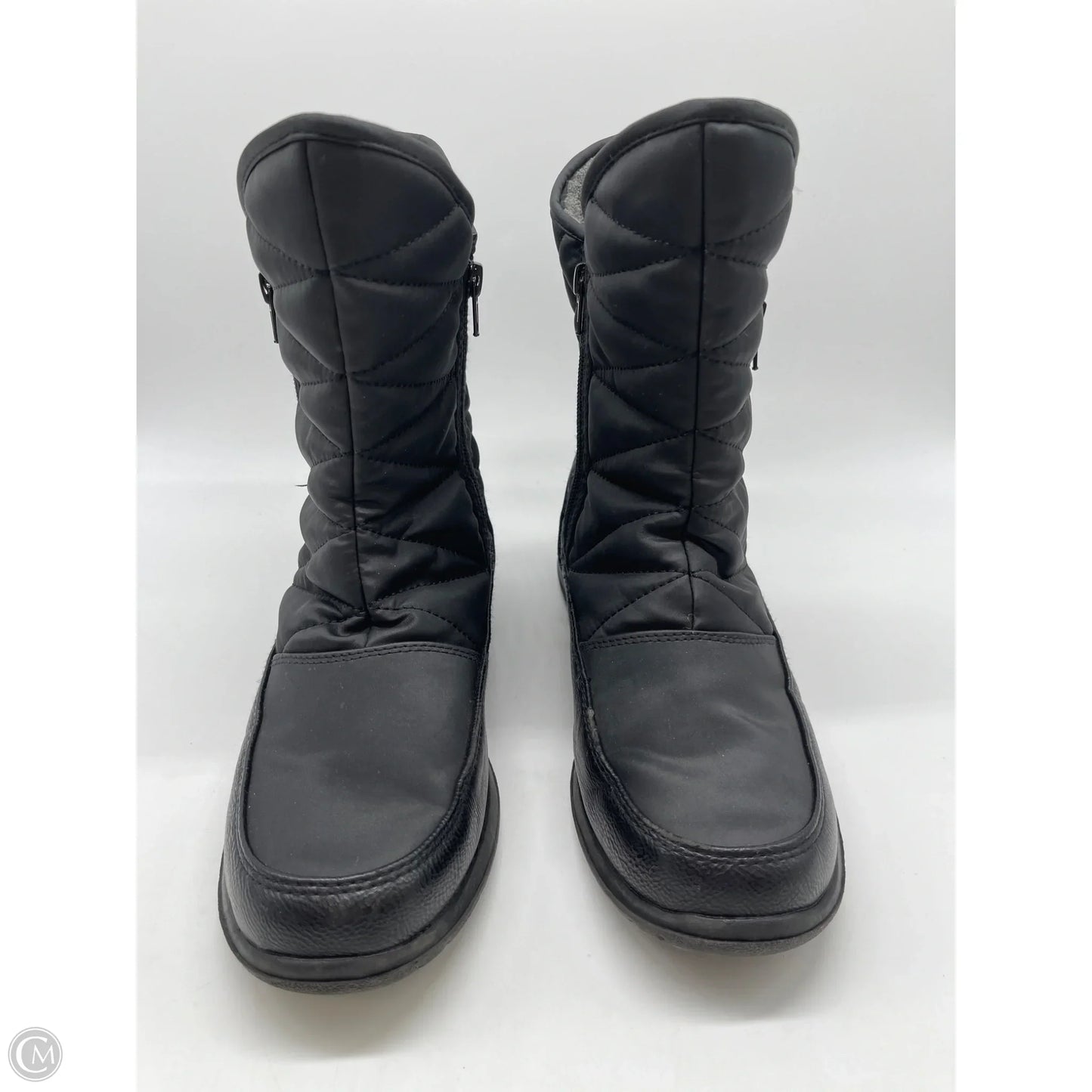 Boots Ankle Flats By Weatherproof In Black, Size: 8.5