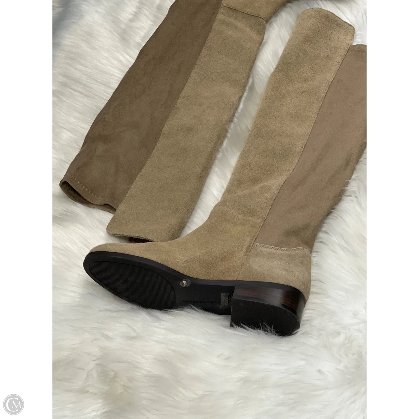 Boots Knee Flats By Lucky Brand In Brown, Size: 7.5
