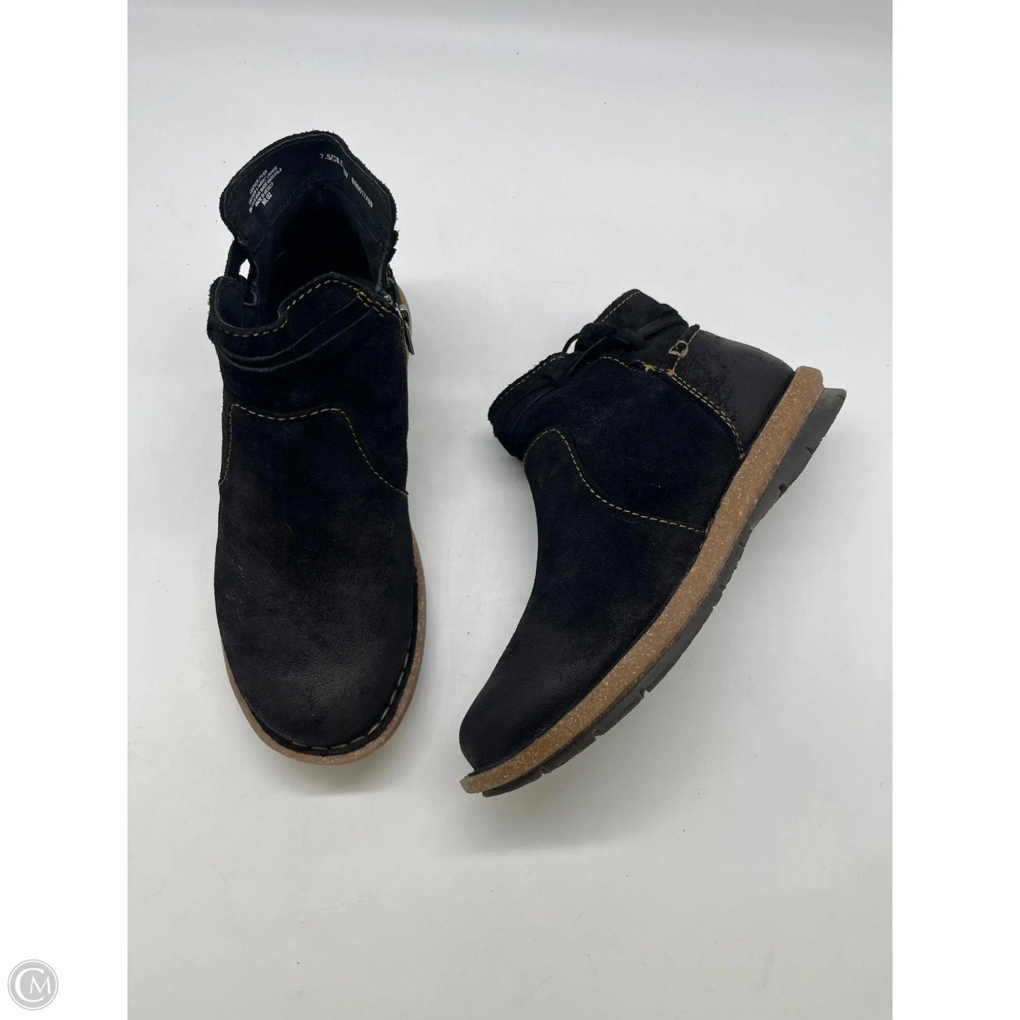 Boots Ankle Flats By Born In Black, Size: 7.5